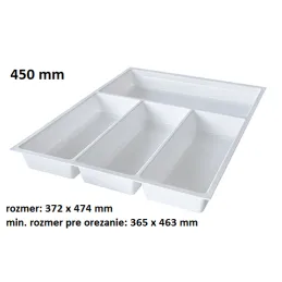 Stalak za pribor MILENIUM / Bijela