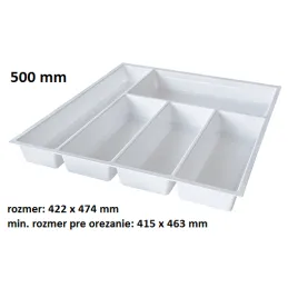 Stalak za pribor MILENIUM / Bijela