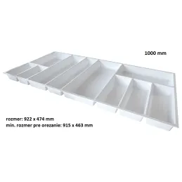 Stalak za pribor MILENIUM / Bijela