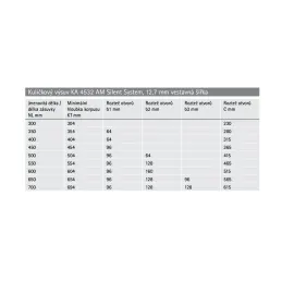 Uvlačna ležajna vodilica s prigušenjem 45 mm HETTICH / Silent system