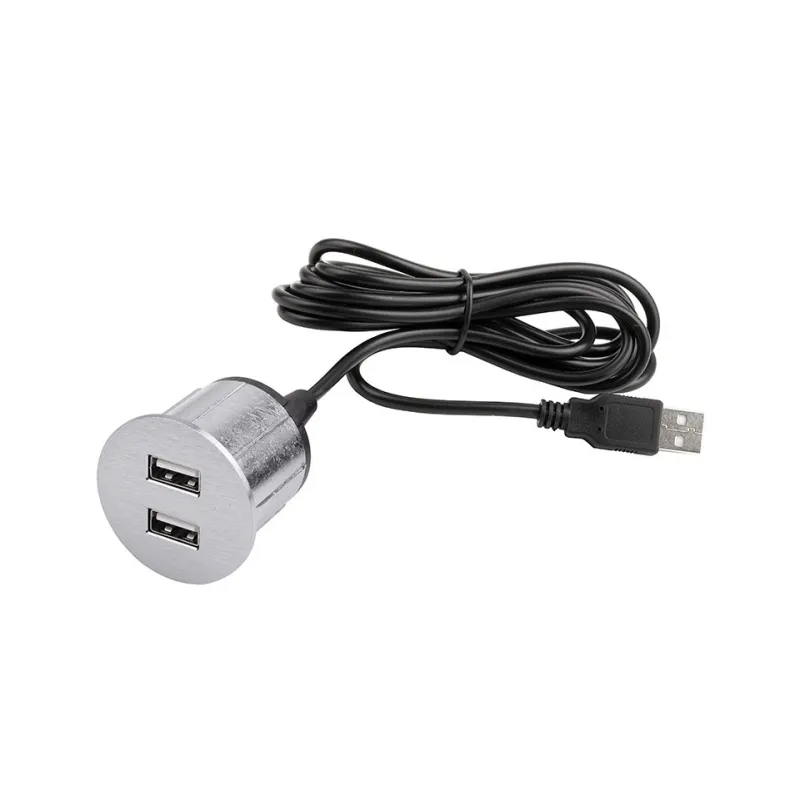 Električna utičnica USB punjač Round / Nezapečeničen