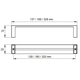Ručica METRIS / Nehrđajući čelik