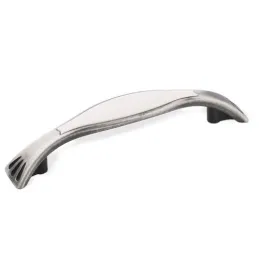 Ručka KAPPA / Starosrebro - bijela plastika