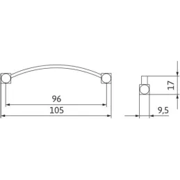 Ručka KONTAKT / Antracit mat