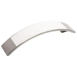 Ručka MOBILIAR / Brušeni nikel - bijela