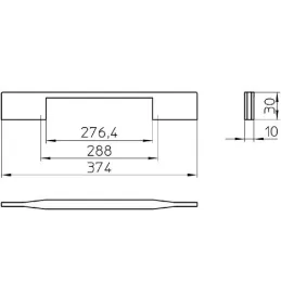 Ručka ORGA / sjajni krom
