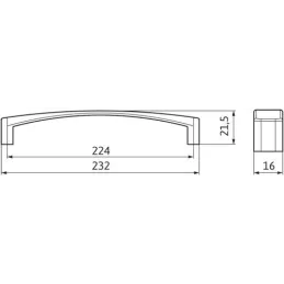 Ručka FELIX / Aluminij