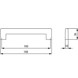Ručica GALLA / Sjajni krom