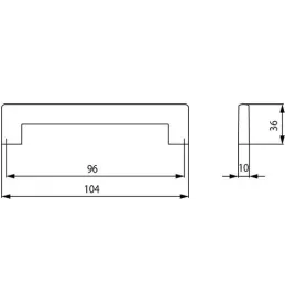 Ručka GALLA / Brušeni nikal