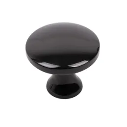 Gumb CIRCLE / Crna sjajna