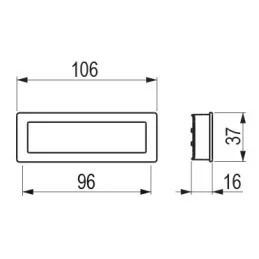 Ručka GOLDEN / Mat zlato