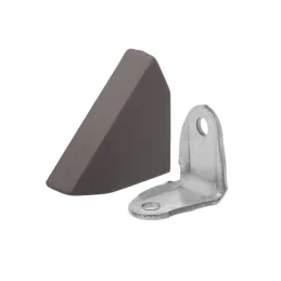 Kutnik od metala s PVC poklopcem - tamno smeđi / 10 kom