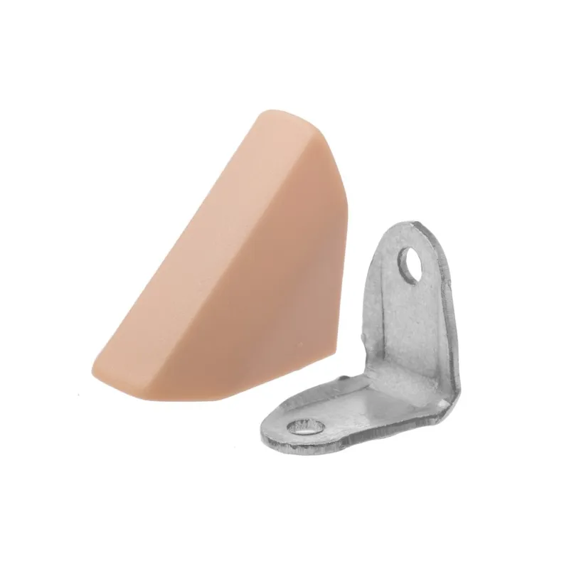 Kutnik od metala s PVC pokrovom - breza / 10 kom