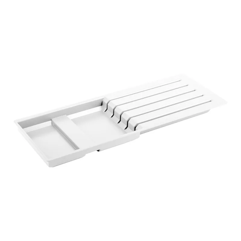 Plastični držač za noževe MILENIUM / Bijeli