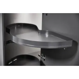 Kutni LeMans ormarić sa ublažavanje PURE ANTRACIT