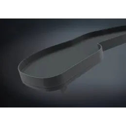 Kutni LeMans ormarić sa ublažavanje PURE ANTRACIT