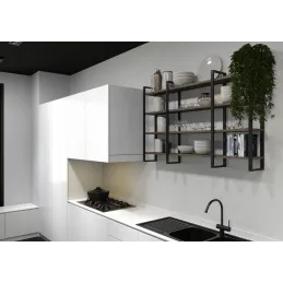 Sustav s policama YouK / Crna