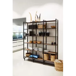 Sustav s policama YouK / Crna