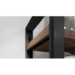 Sustav s policama YouK / Crna