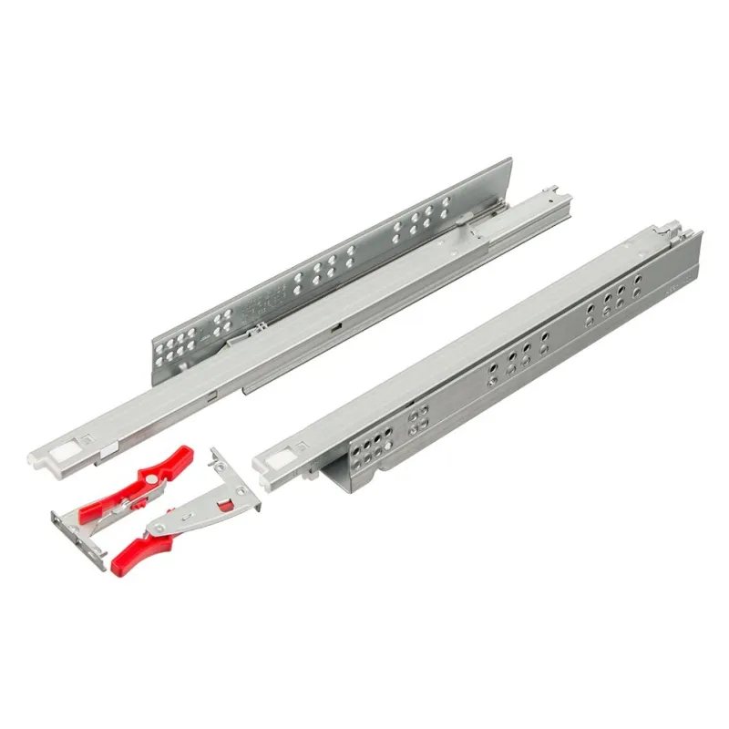 Sakrivene punomasne vodilice KINGSLIDE s prigušenjem i ručkama / 34kg