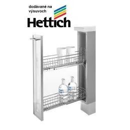 Izvlačna košara s amortizacijom INOXA HETTICH - 1104 / krom
