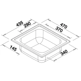 Nerđajući sudoper Blanco TOP EE 4x4