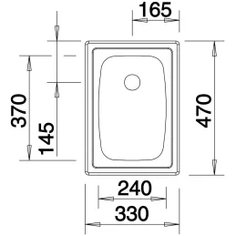 Inox sudoper Blanco TOP EE 3x4