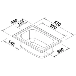 Inox sudoper Blanco TOP EE 3x4