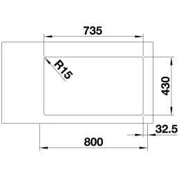 Nerđajući sudoper Blanco ANDANO 340/340-IF