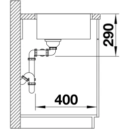 Nerđajući sudoper Blanco ANDANO 340/340-IF