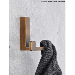 Vješalica OMEGA S / brušeni mesing