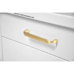 Ručko MESSE / Matirano brušeno zlato