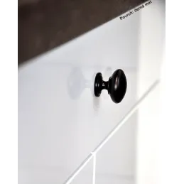 Gumb AXEL / Mat crna