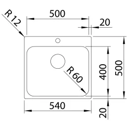 Nehrđajući sudoper Blanco SUPRA 400-IF/A