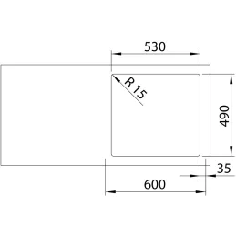 Nehrđajući sudoper Blanco SUPRA 400-IF/A