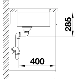 Blanco SUPRA 450-U Inox sudoper