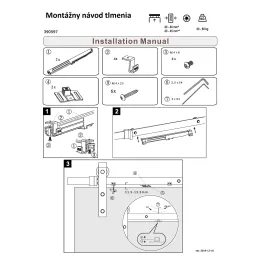 Set za klizna vrata Rustica Simple / s ublažavanjem