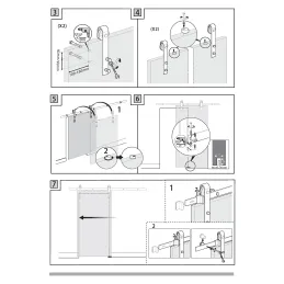 Set za klizna vrata Rustica Simple / s ublažavanjem