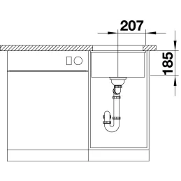 Keramički sudoper Blanco PALONA 6 / s podizačem
