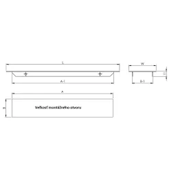 Ventilacijska rešetka MILENIUM / Nečelik