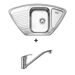 Set Blanco Nehrđajući sudoper TIPO 9 E + Slavina DARAS