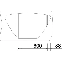 Set Blanco Nehrđajući sudoper TIPO 9 E + Slavina DARAS