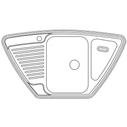 Set Blanco Nehrđajući sudoper TIPO 9 E + Slavina DARAS