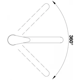 Set Blanco Nehrđajući sudoper TIPO 9 E + Slavina DARAS