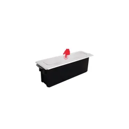 Izvlačna električna utičnica HOPBOX FRENCH / Brušeni aluminij