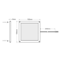 Dizajnerska točkasta svjetiljka FOTON / Bijela