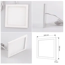 Dizajnerska točkasta svjetiljka FOTON / Bijela