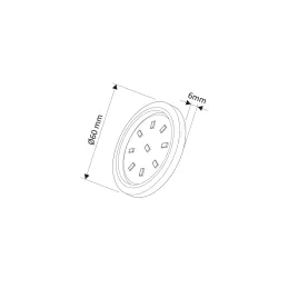 Stropna svjetla ORBIT / Aluminij