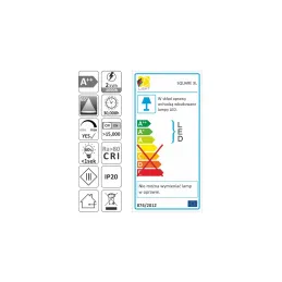 Točno osvjetljenje SQUARE / Aluminij