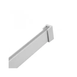 SLIM vješalica za LED traku s pokrovom / Aluminij